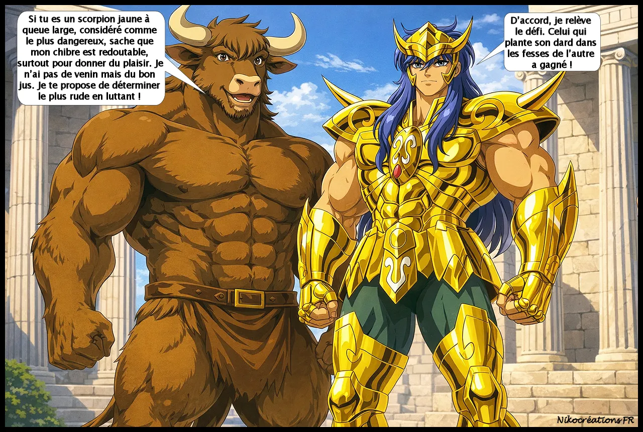 Theme: Minotaur – Part 8 – Saint Seiya – Artist: Nikocreations –  – page 11 full