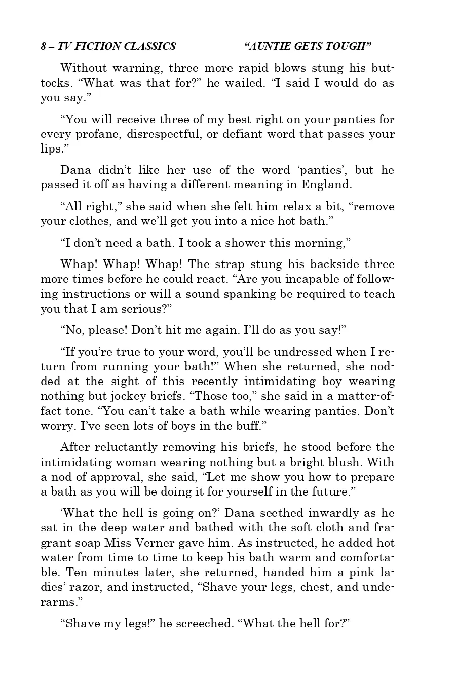 TVC072 – Auntie Gets Tough – Story One – Auntie Gets Tough by Alice Trail – Art by Shannon page 9 full