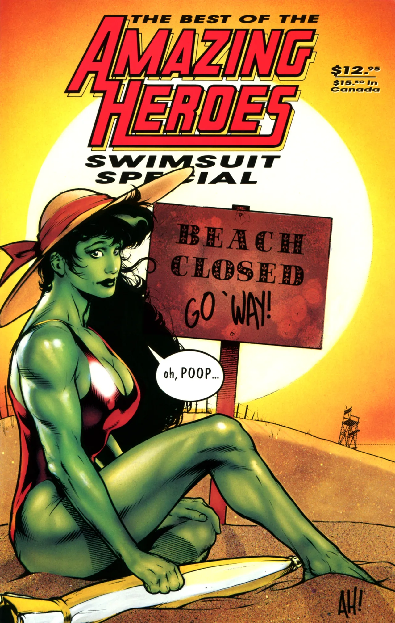 Amazing Heroes Swimsuit 1993 page 1 full