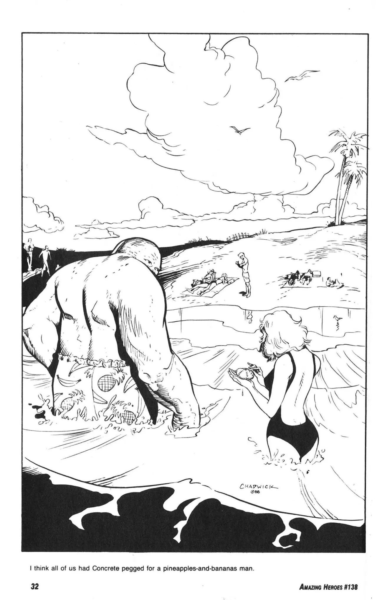 Amazing Heroes Swimsuit 1993 page 6 full