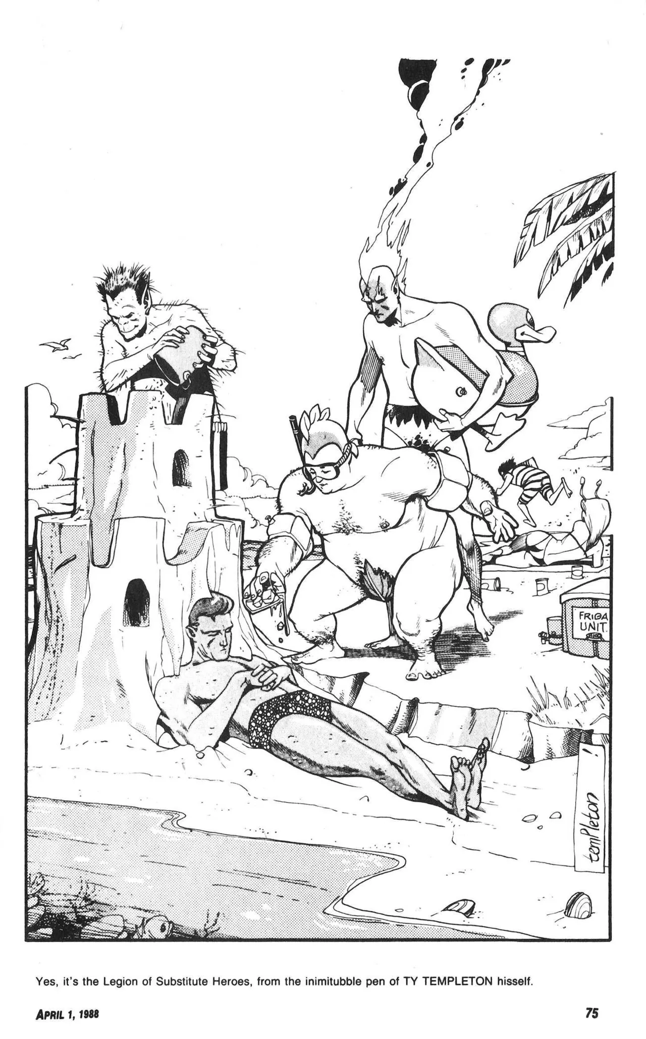 Amazing Heroes Swimsuit 1993 page 7 full