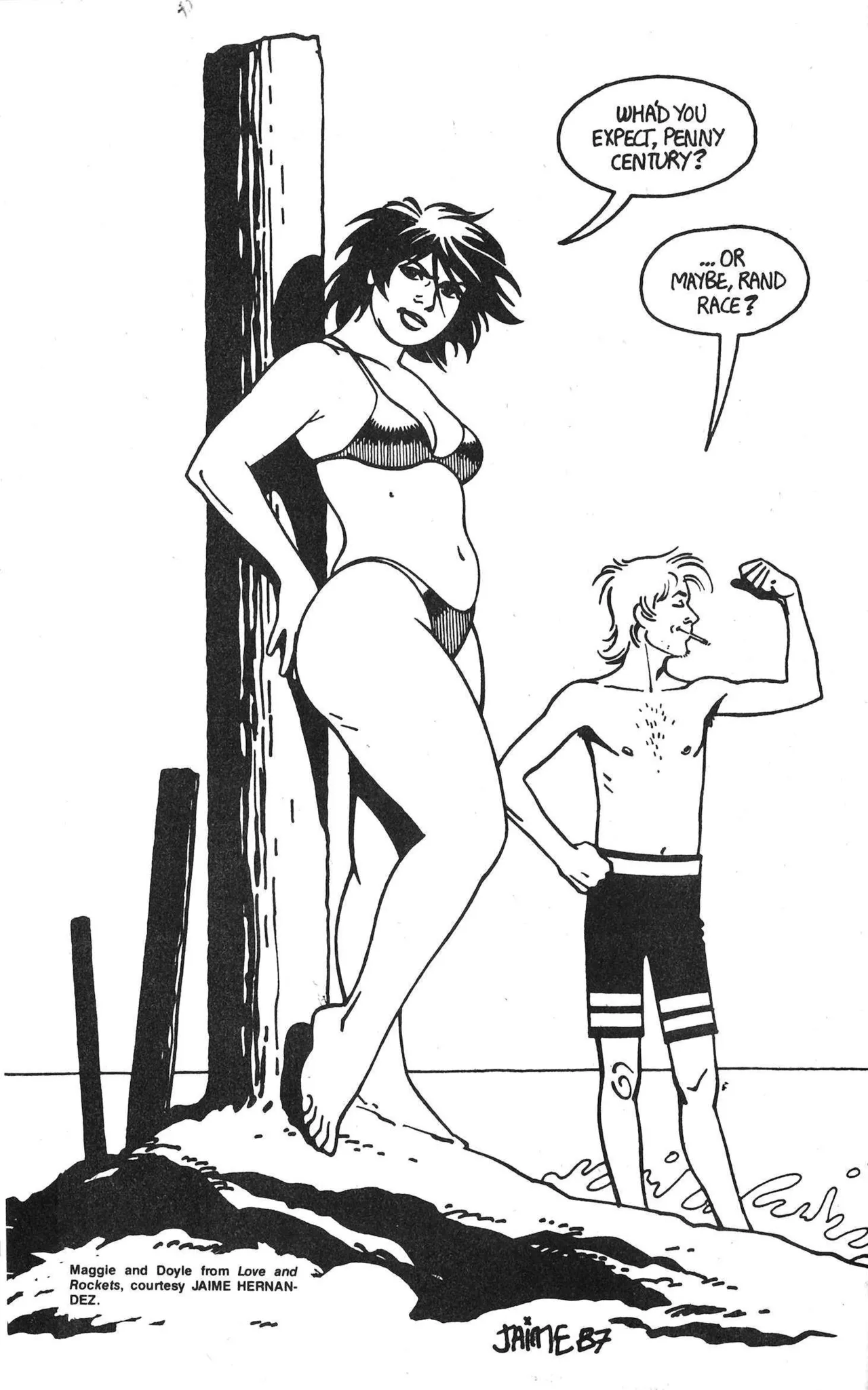 Amazing Heroes Swimsuit 1993 page 8 full