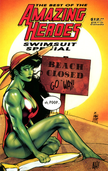 Amazing Heroes Swimsuit 1993 (The Best Of) cover