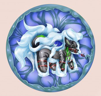[Nastya Tan] Alolan Ninetales Pokesuit Trap (Pokemon) cover