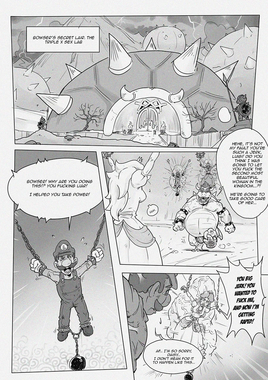 "PEACH FATE"  page01 - 11 by Futanarix page 6 full
