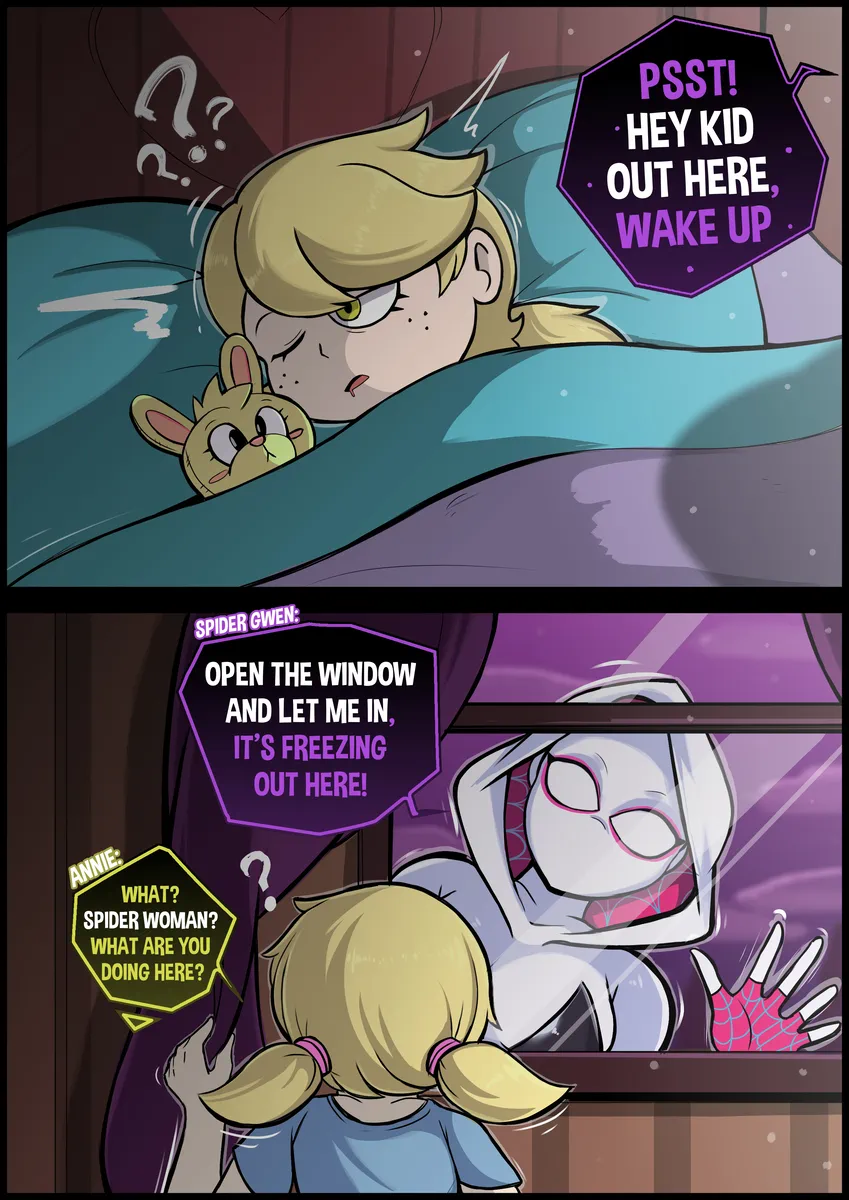 Spider Gwen Night 3 page 1 full