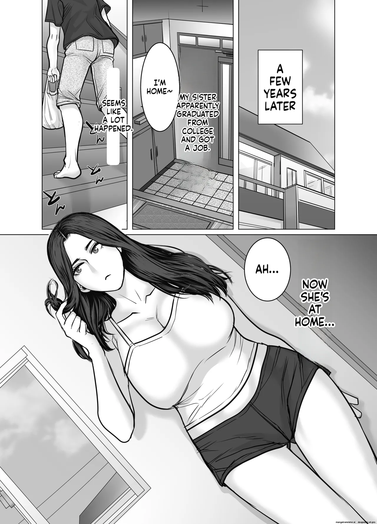 Ie no Naka de Tachinbo suru Ane to Sore o Kau Otouto page 8 full