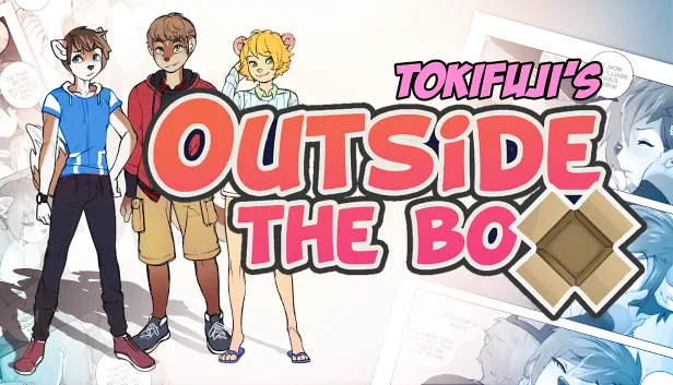Outside the Box Visual Novel game dialogue portrait and standing sprites page 1 full