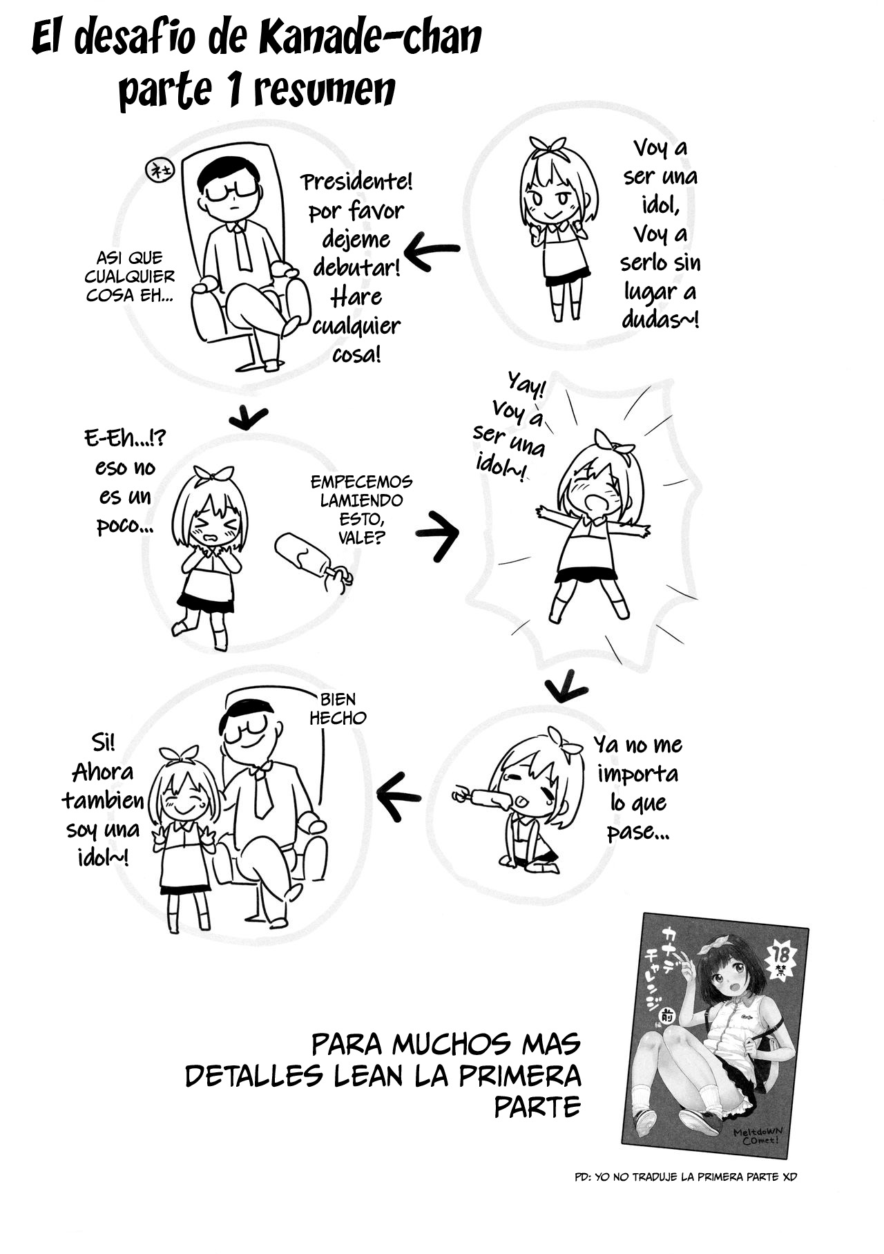MeltdoWN COmet  Kanade Challenge Kouhen ｜El desafio de Kanade chan page 3 full