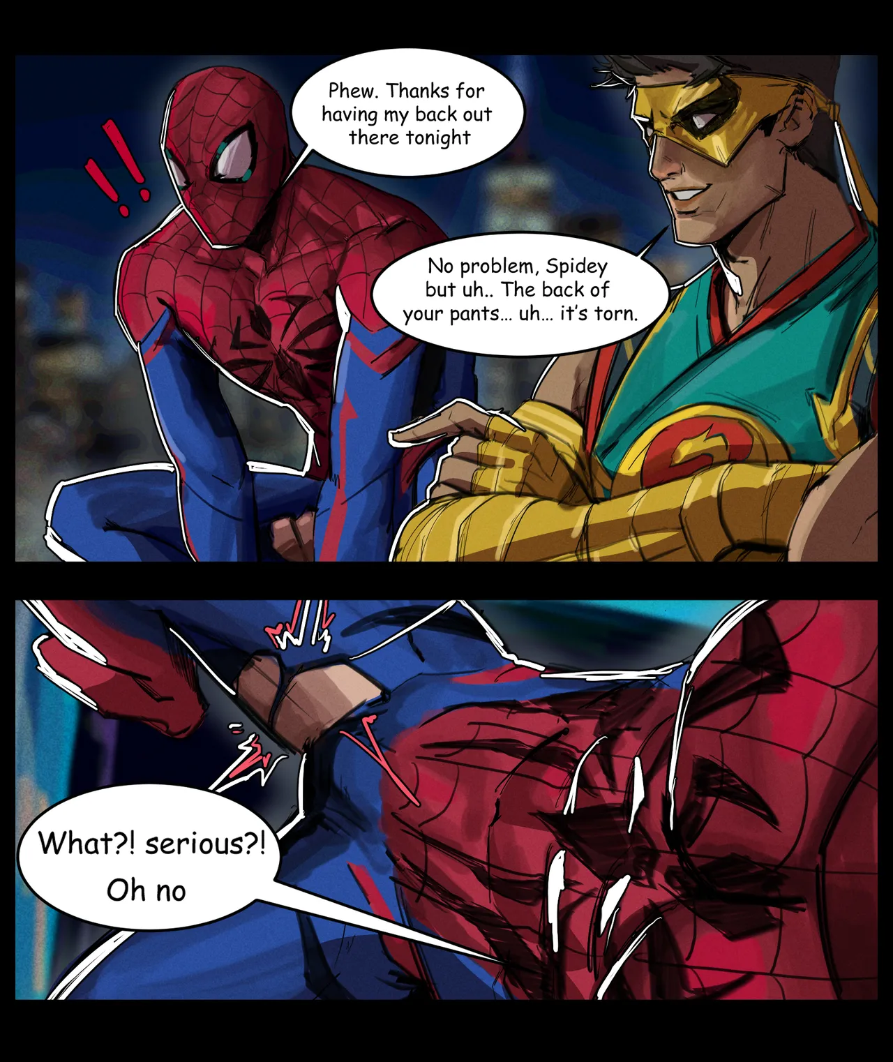 Something in your pant - IronFrist X Spiderman page 1 full