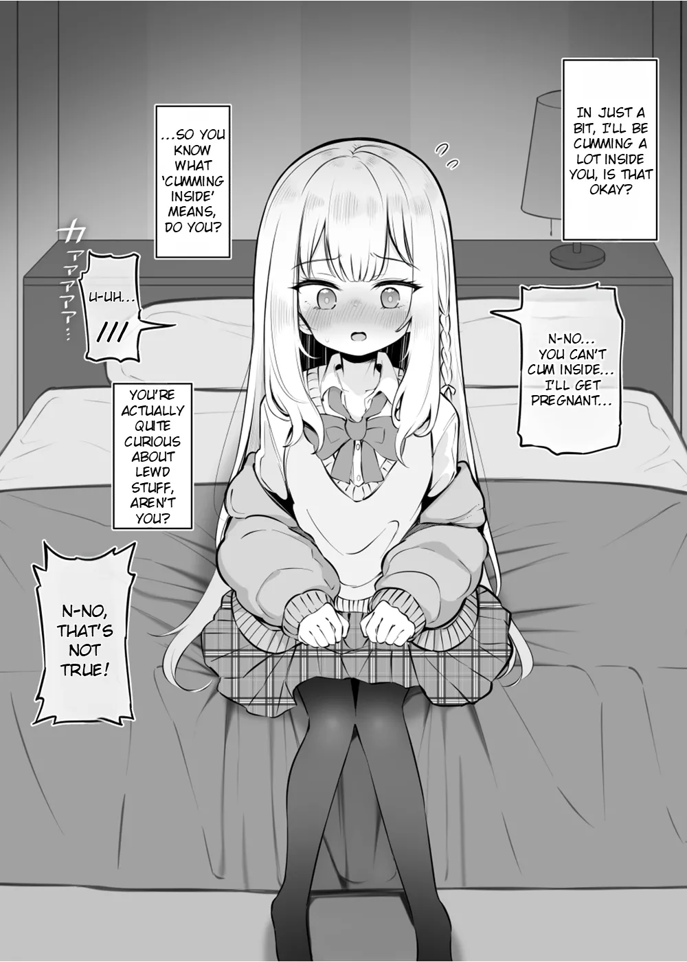A Female High School Student Whose Perception Was Altered Through Hypnosis to Believe “We’re Filming an Adult Video for the Yearbook” - Day 1 page 7 full