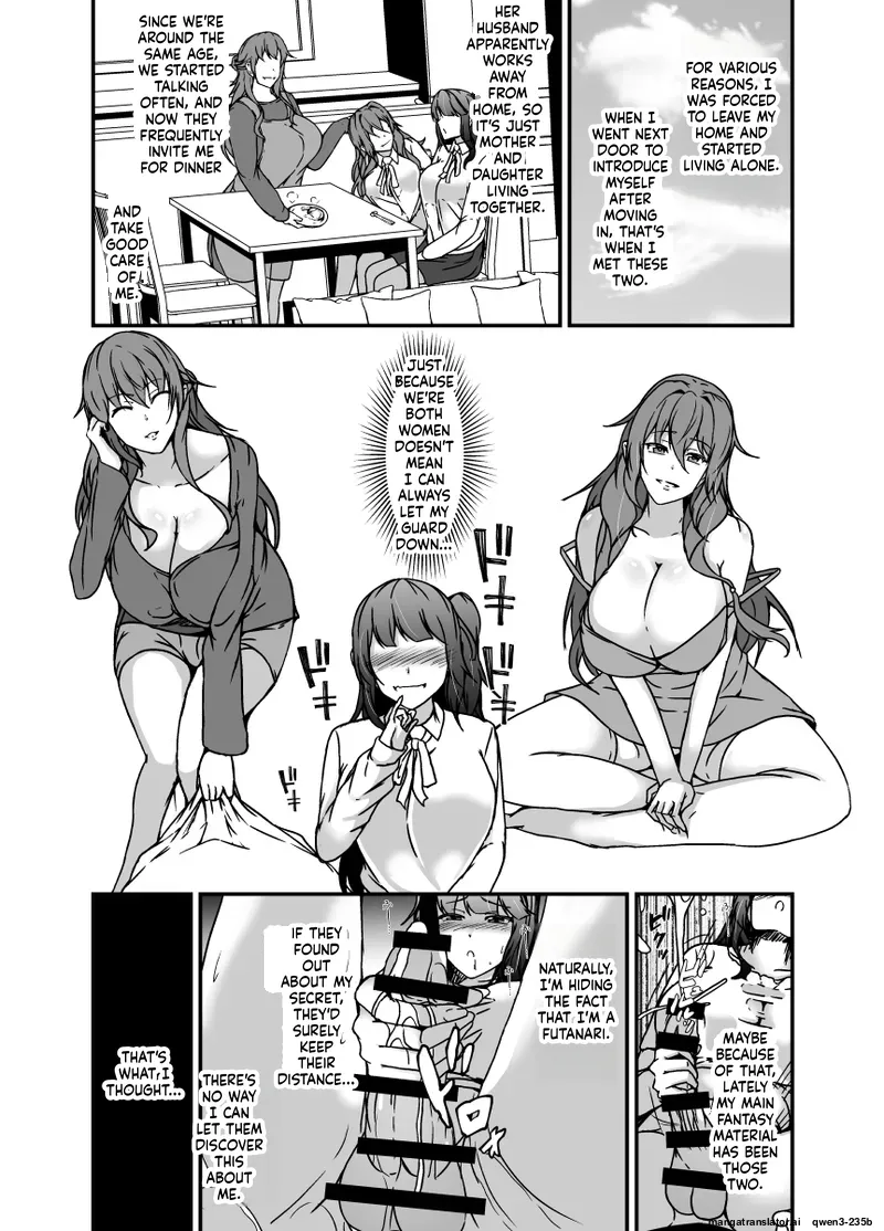 The Mother and Daughter Next Door Are The Futanari Neighbor's Dick Sleeve page 4 full