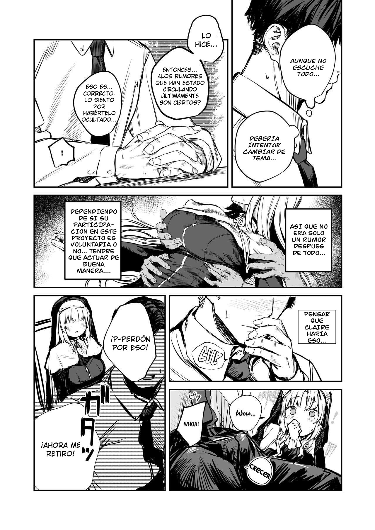 Nande Vtuber Soap ni Cleaire-san ga!？| ¿¡Qué Hace Claire-san en un Burdel Temático de VTubers!？ page 5 full