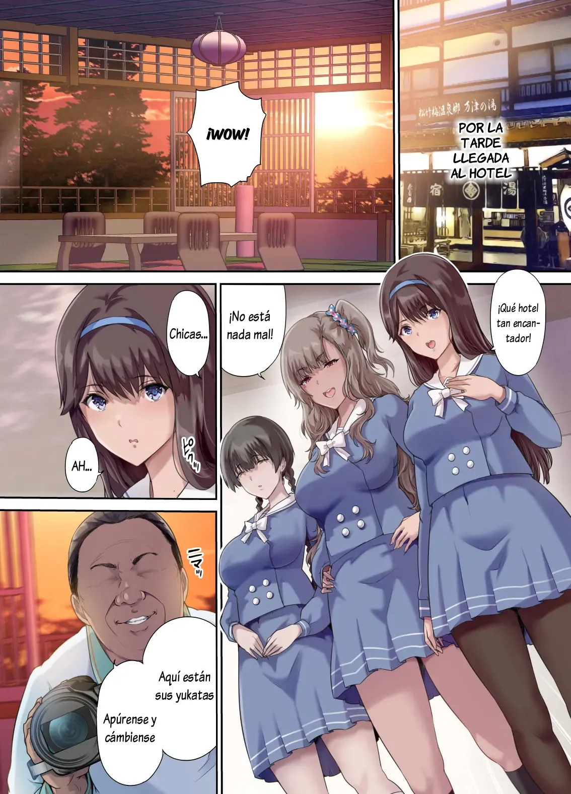 Papa no Shinshitsu wa Musume Tomodachi no Tamariba 3 ―Konyoku Onsen Hen― page 5 full