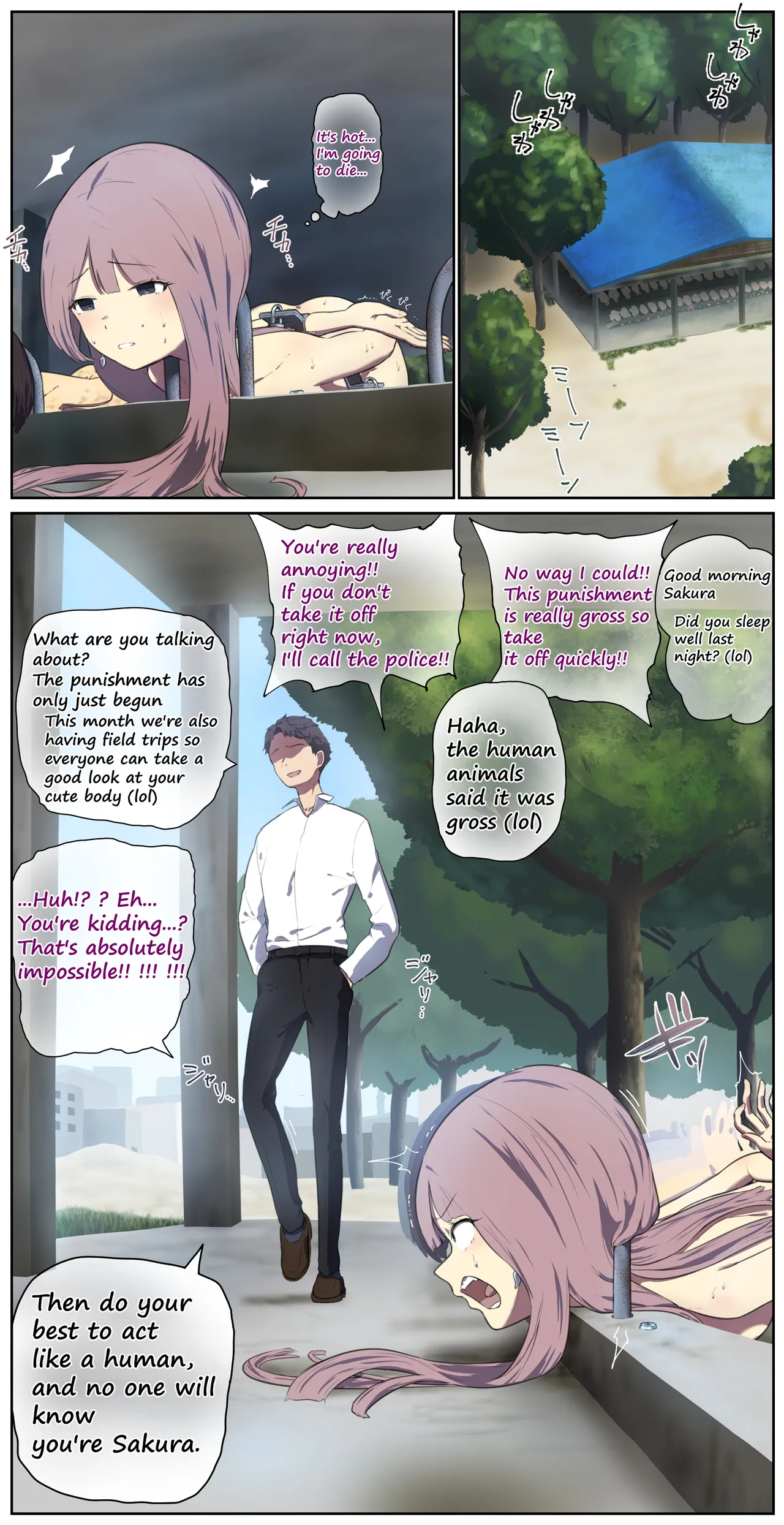 A life in the barn as punishment for a delinquent girl who has been spoiled until now page 5 full
