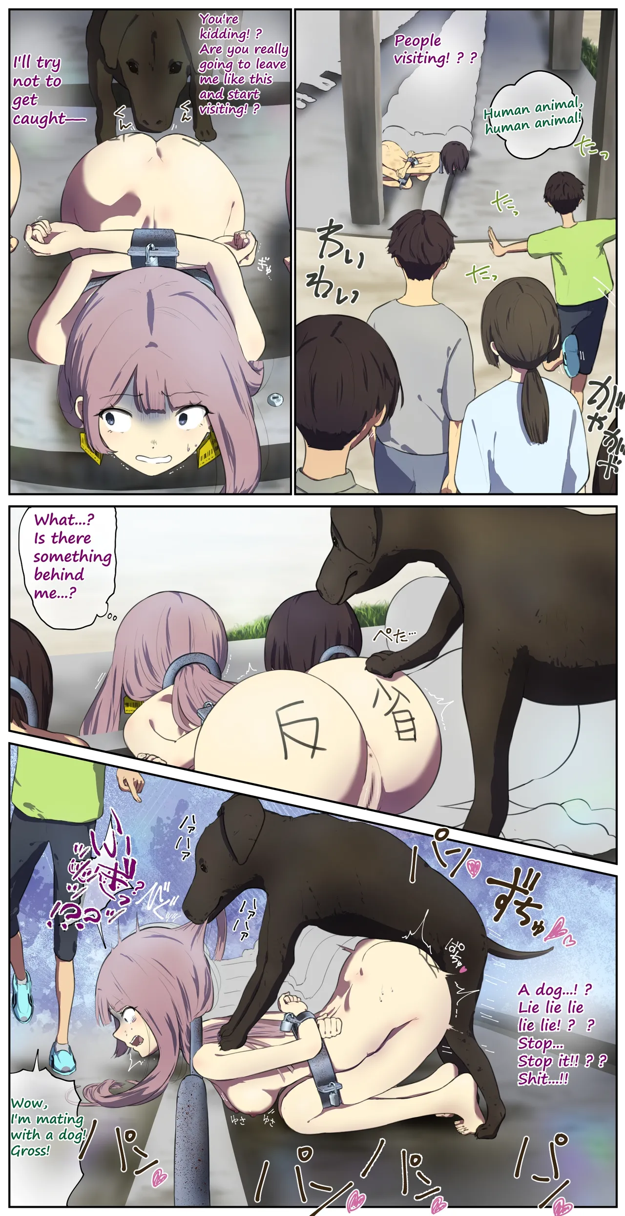 A life in the barn as punishment for a delinquent girl who has been spoiled until now page 7 full