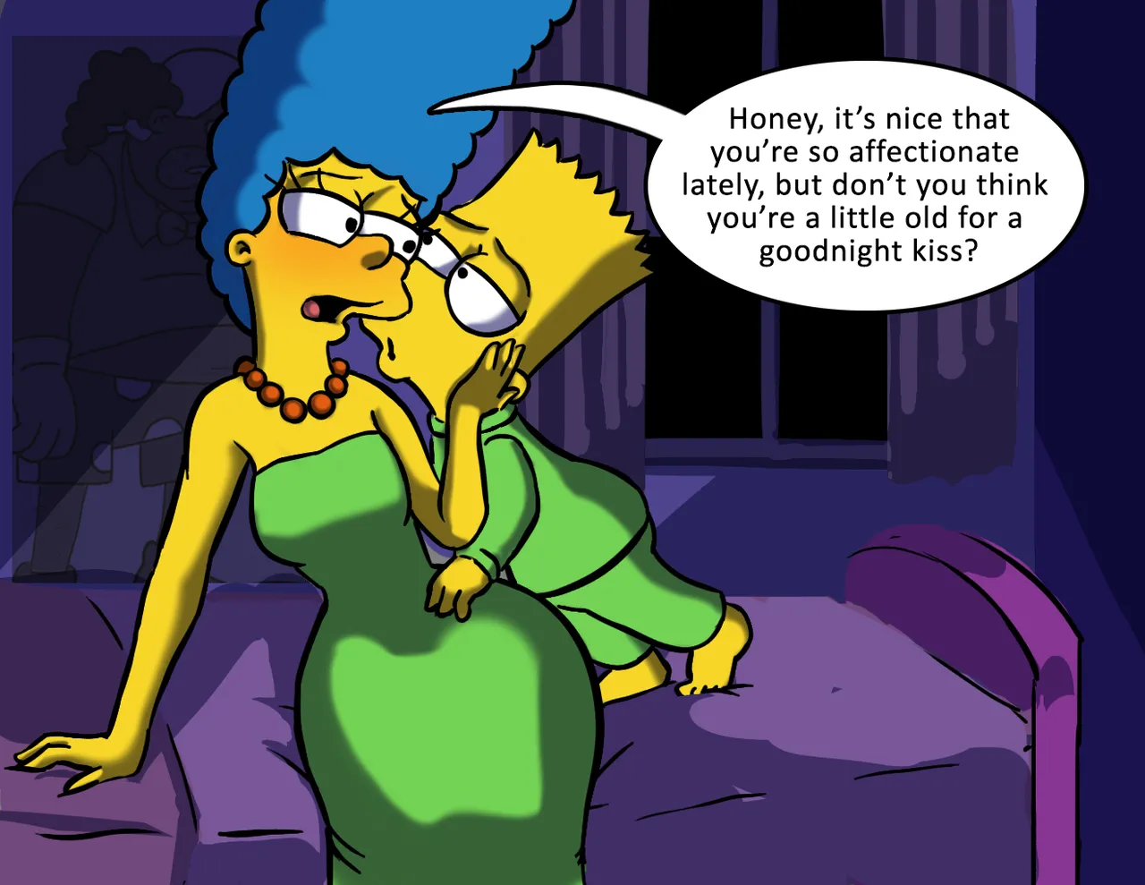 The Simpsons - Marge/Bart Comic page 1 full