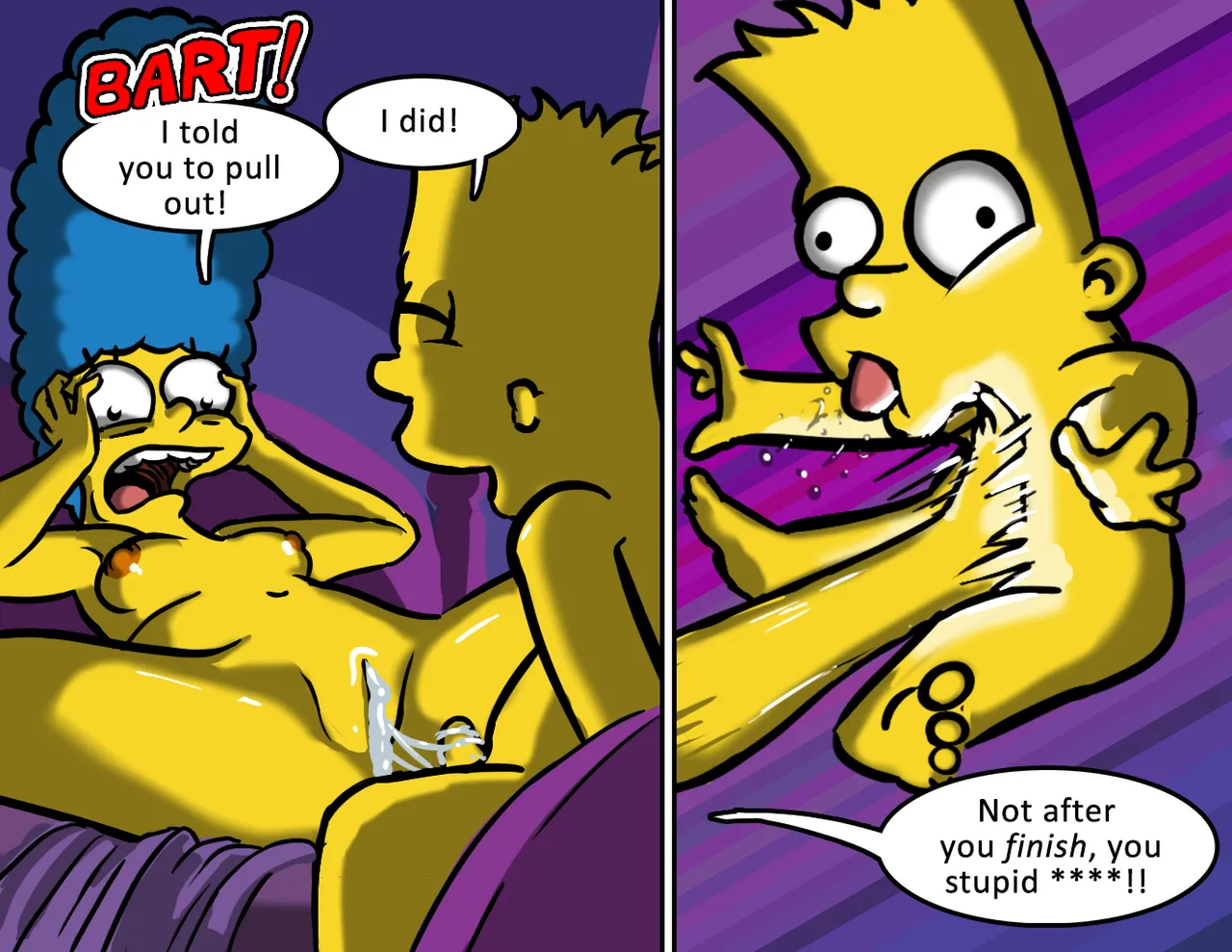 The Simpsons - Marge/Bart Comic page 6 full