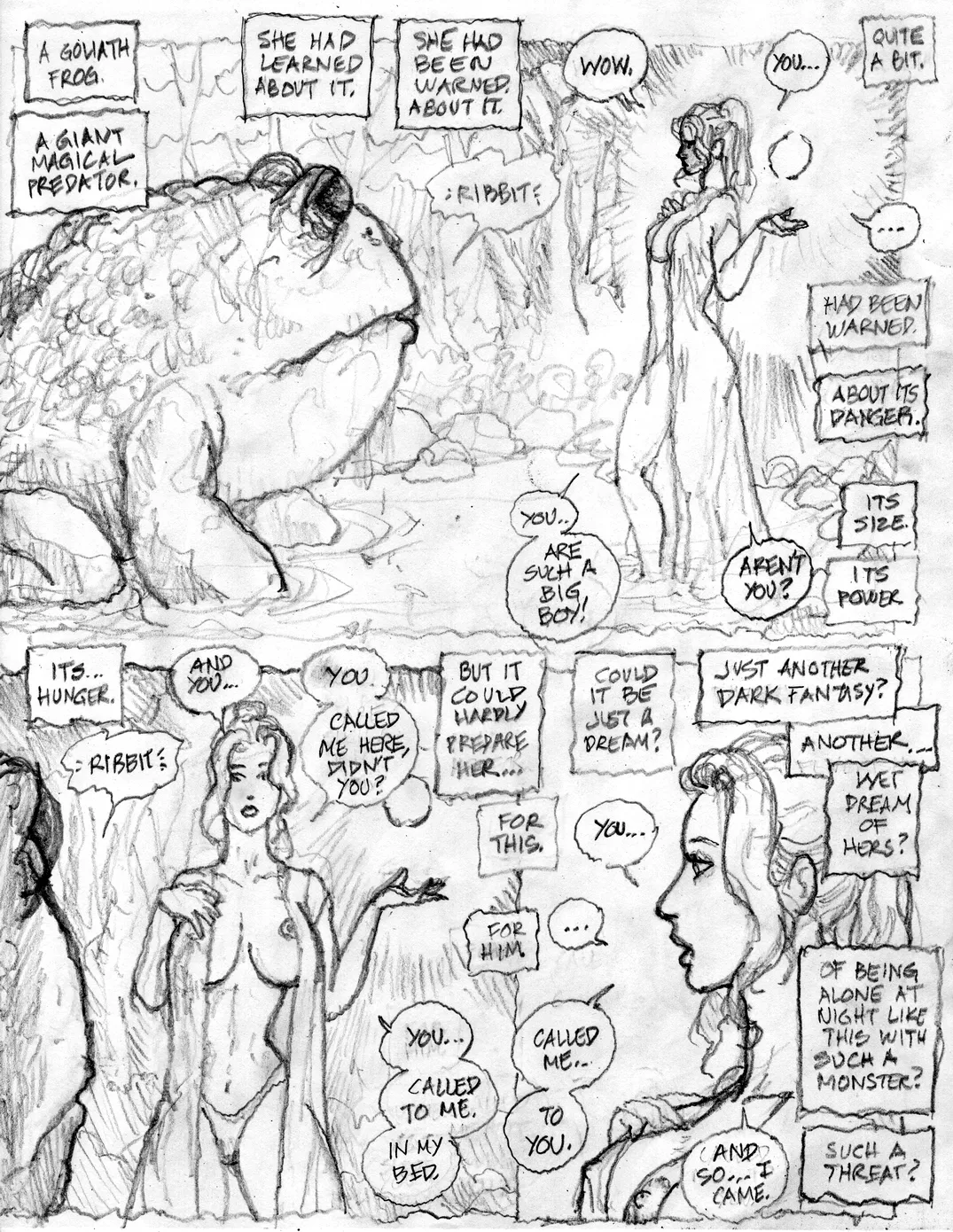 FROG IN THE FOG, a BLACKTHORN prequel comic page 11 full