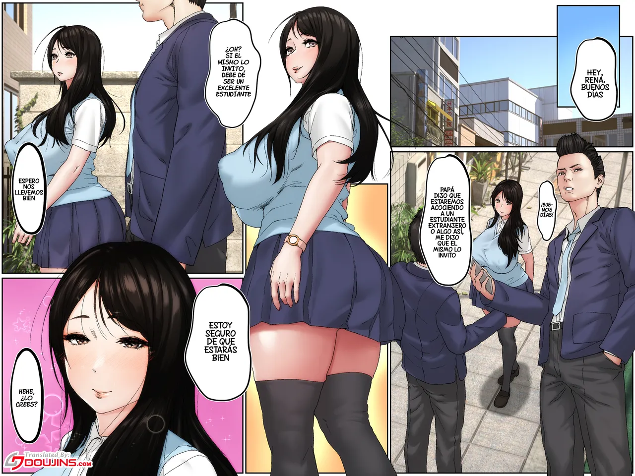 Gaikokujin Ryuugakusei ni Netorareru Kanojo｜Ella Es Robada Por Un Estudiante Extranjero De Intercambio page 3 full