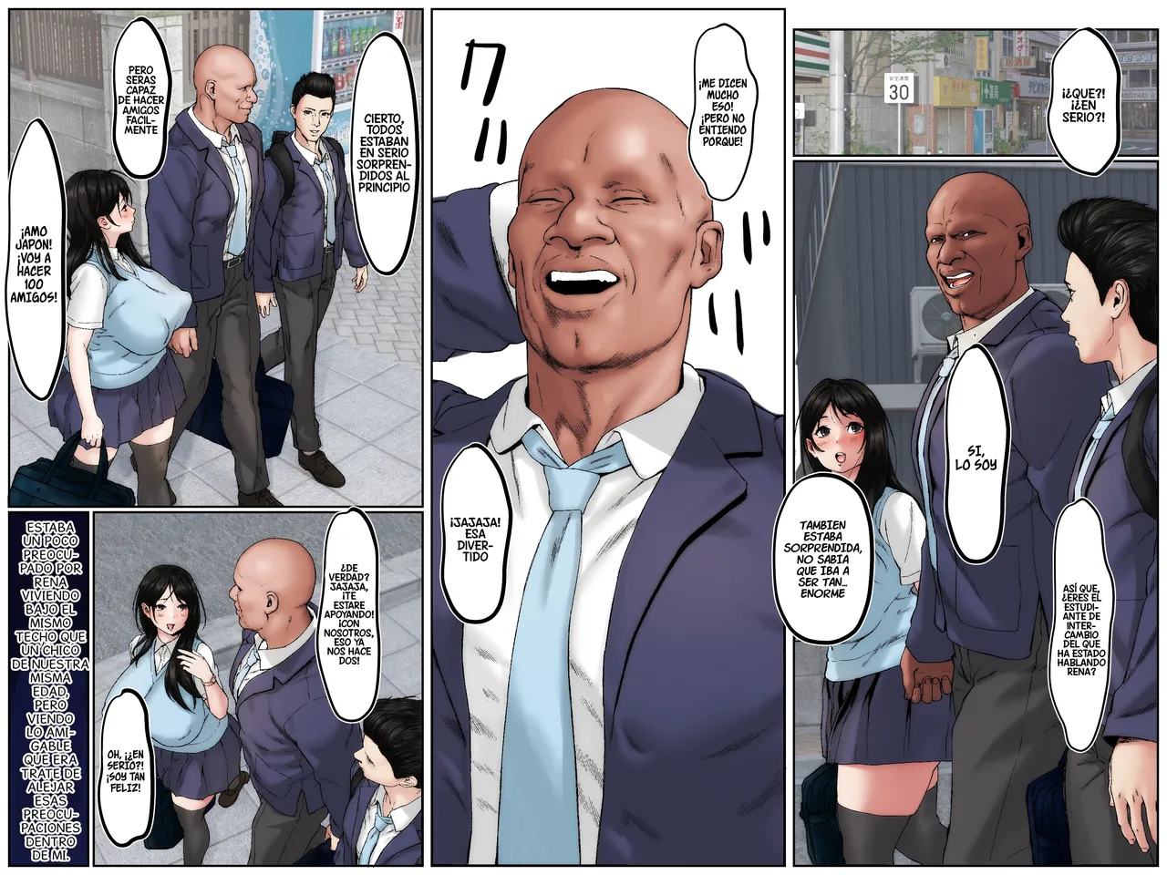 Gaikokujin Ryuugakusei ni Netorareru Kanojo｜Ella Es Robada Por Un Estudiante Extranjero De Intercambio page 5 full