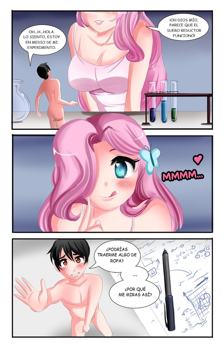 Kimil gets eaten by Fluttershy page 1 full