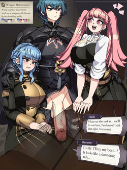 Byleth. Marianne & Hilda: Group Task