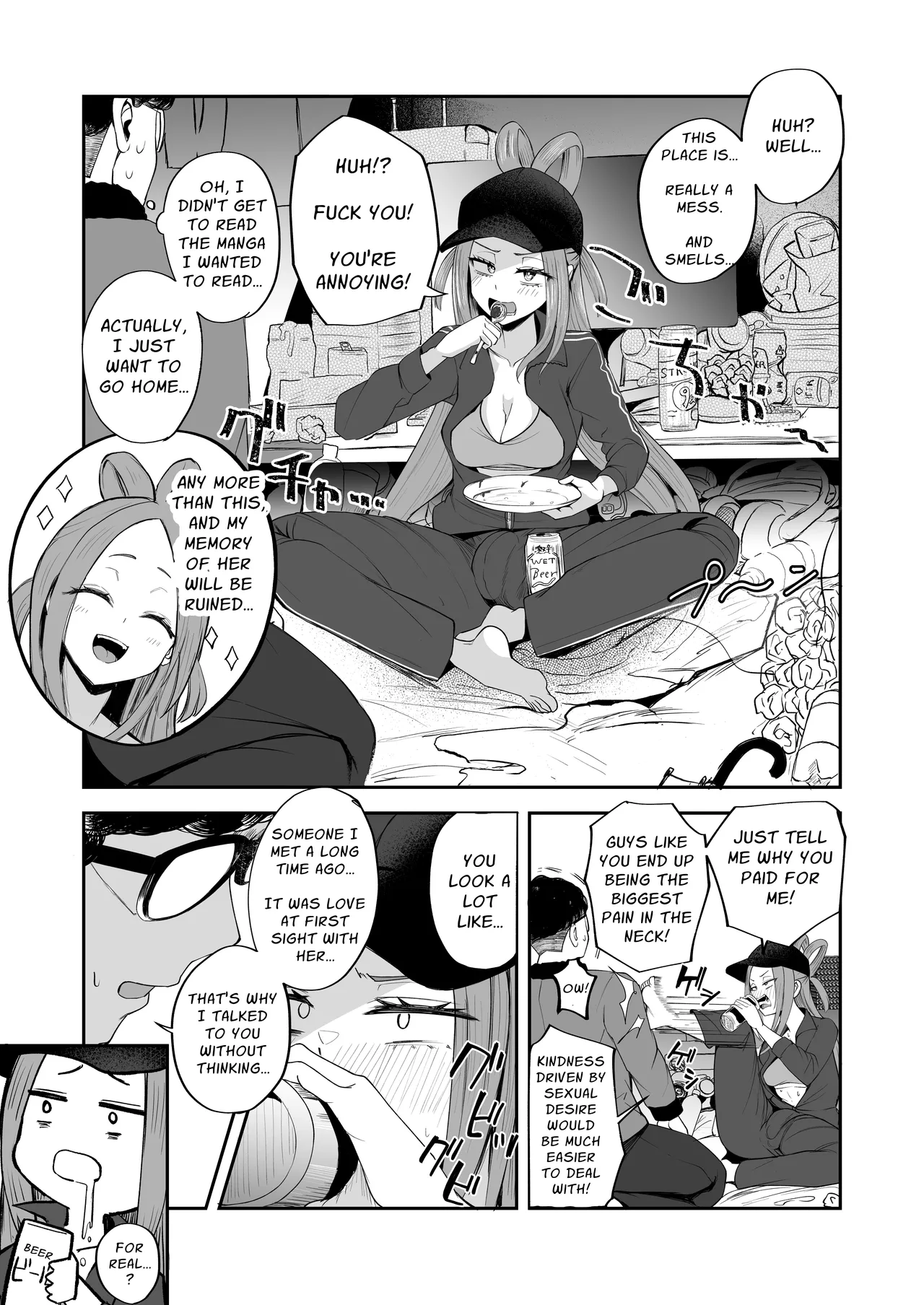 Futanari NeCafe Nanmin Amagasu Mui-chan | Dickchick Net Cafe Refugee Mui Amakasu page 11 full