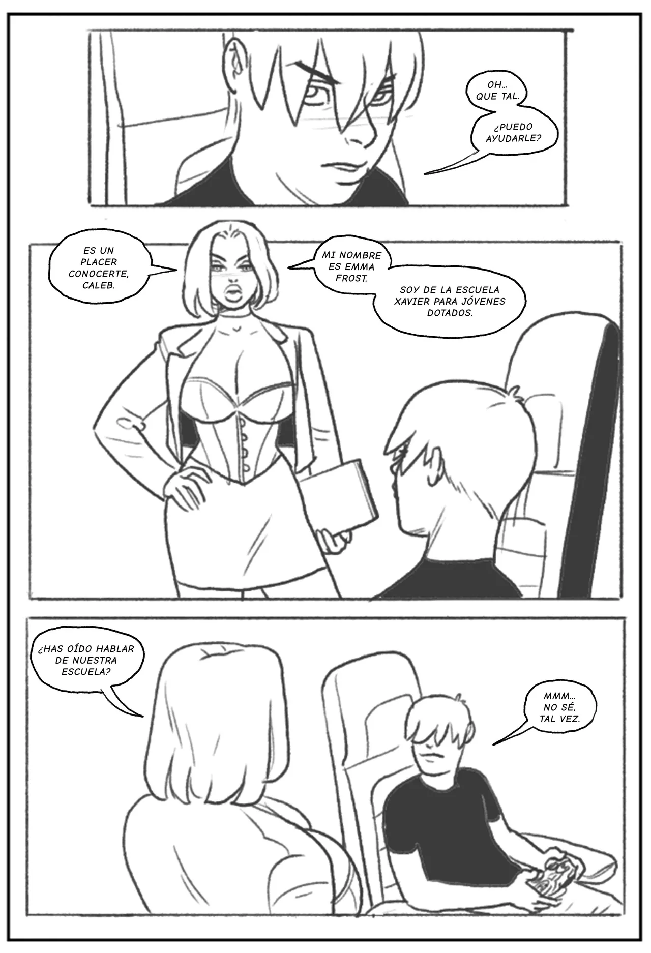 X-Academy Bimbofied - 1. Emma Frost page 11 full