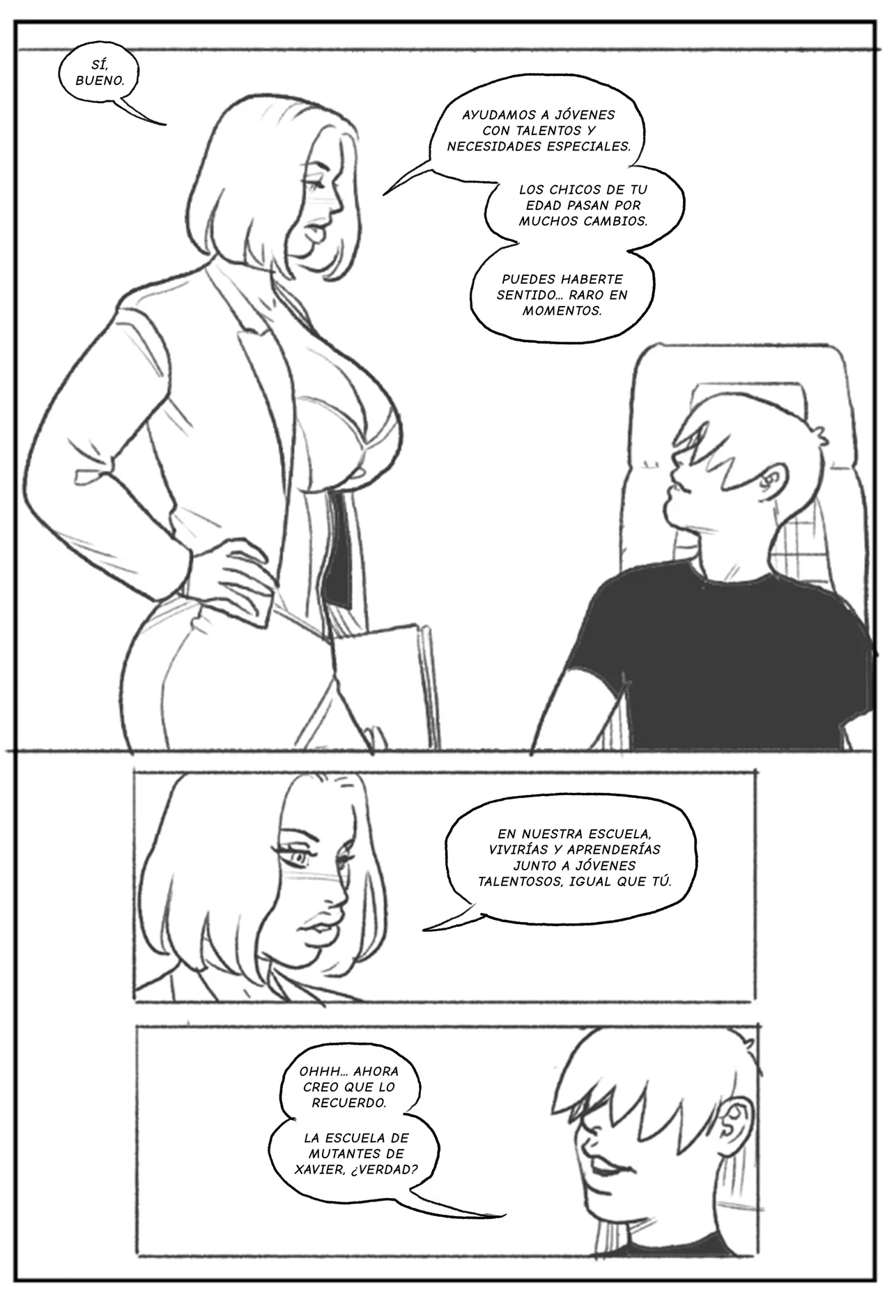 X-Academy Bimbofied - 1. Emma Frost page 12 full