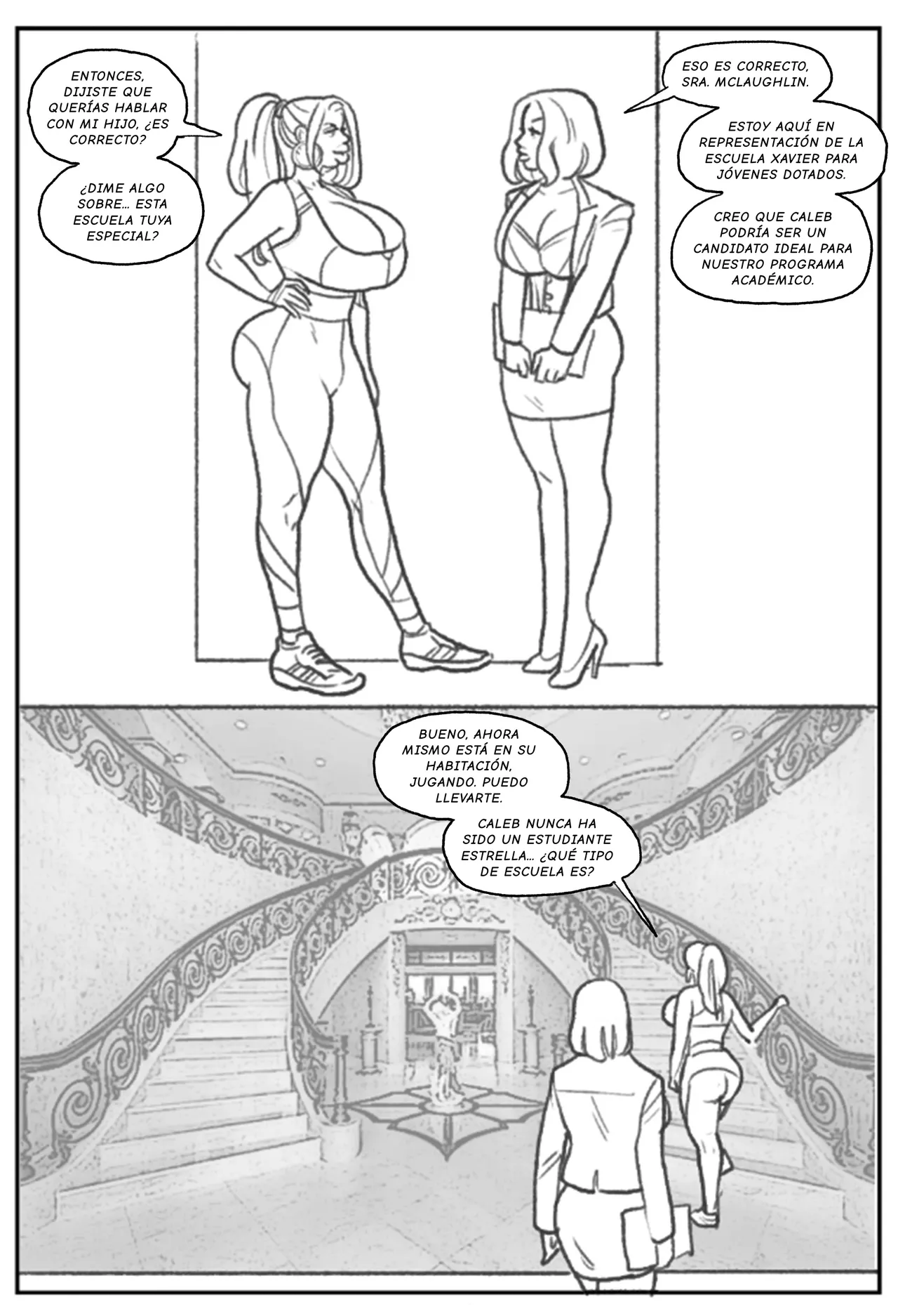 X-Academy Bimbofied - 1. Emma Frost page 5 full