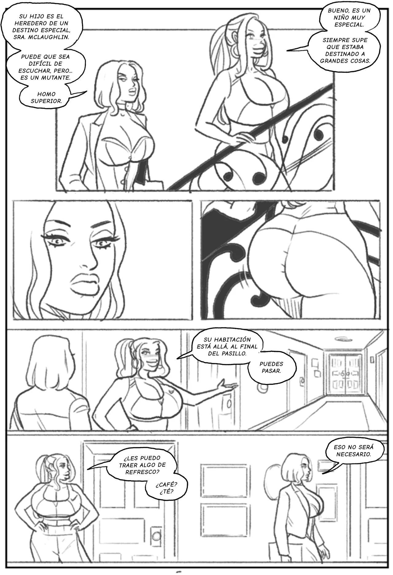 X-Academy Bimbofied - 1. Emma Frost page 6 full