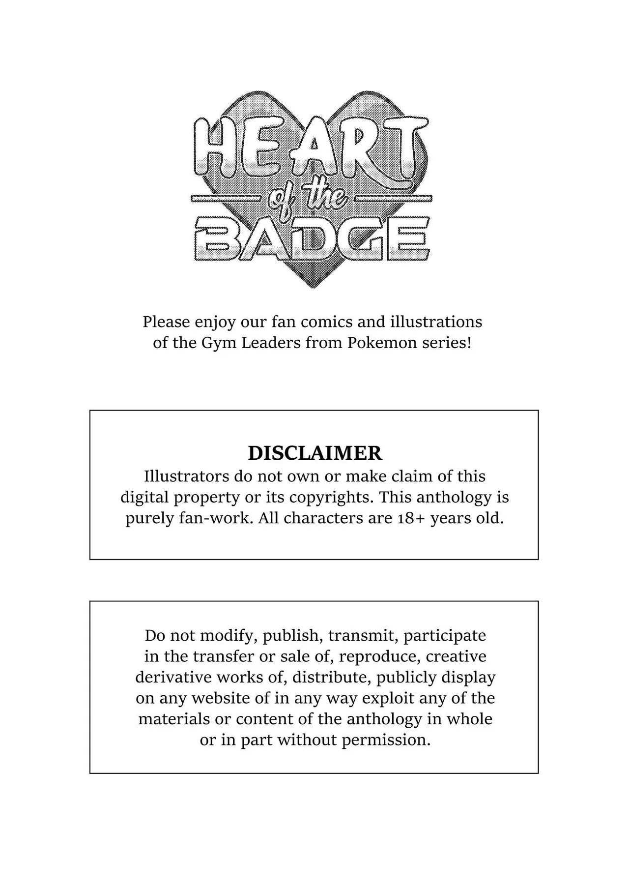 HEART OF THE BADGE - Pokemon Gym Leaders Anthology page 3 full