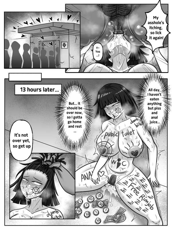 Fubuki - Human bidet in a public restroom page 6 full