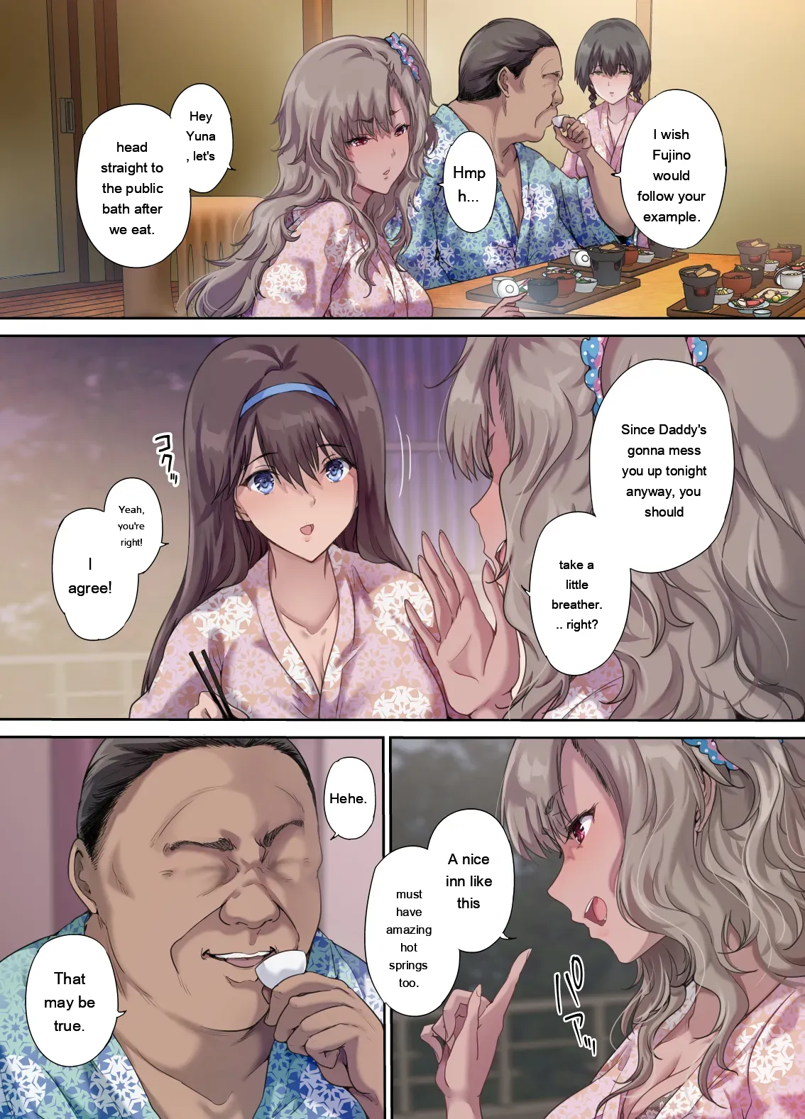 Papa no shinshitsu wa musume tomodachi no tamariba 3 page 10 full