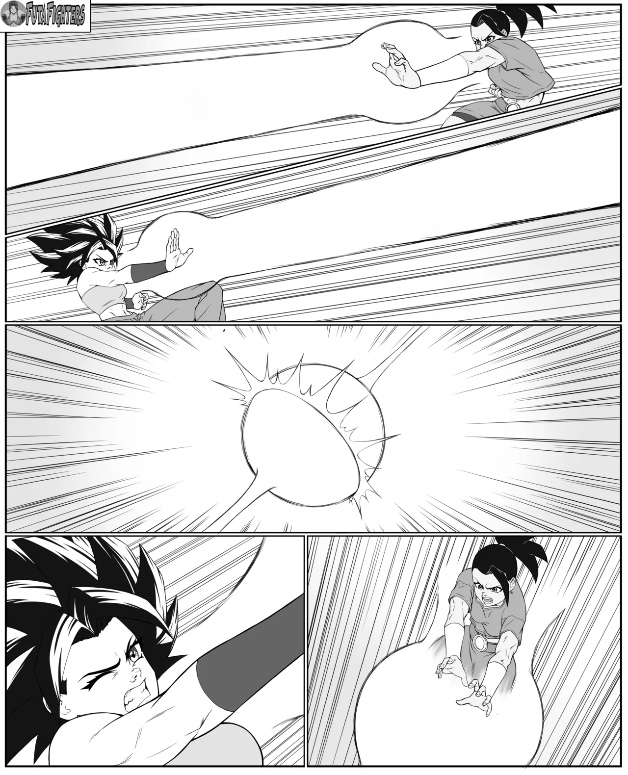 Caulifla vs Kale 118 page update futafighters page 11 full
