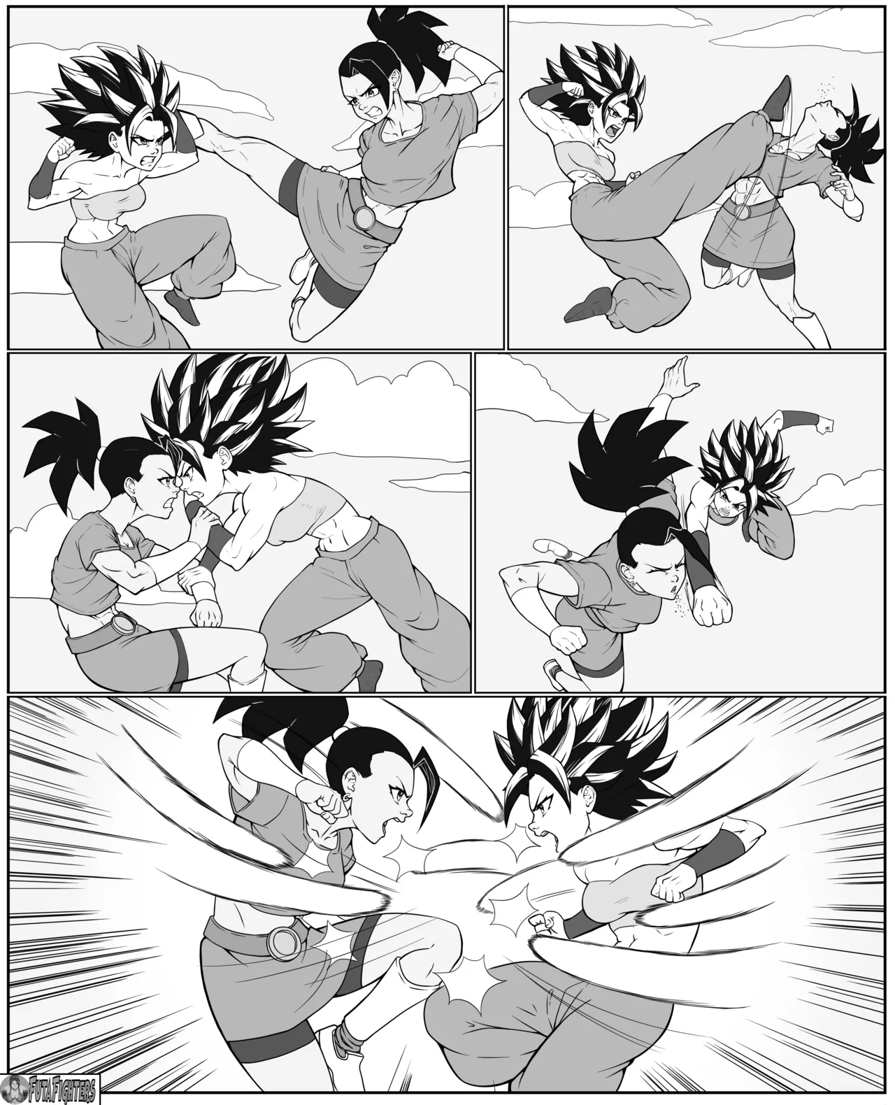 Caulifla vs Kale 118 page update futafighters page 7 full