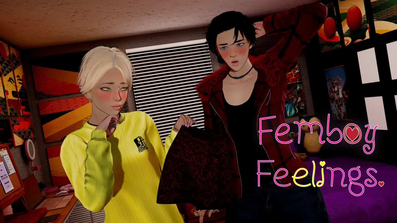 Fummunity Comix: Femboy Feelings Part 1 page 1 full