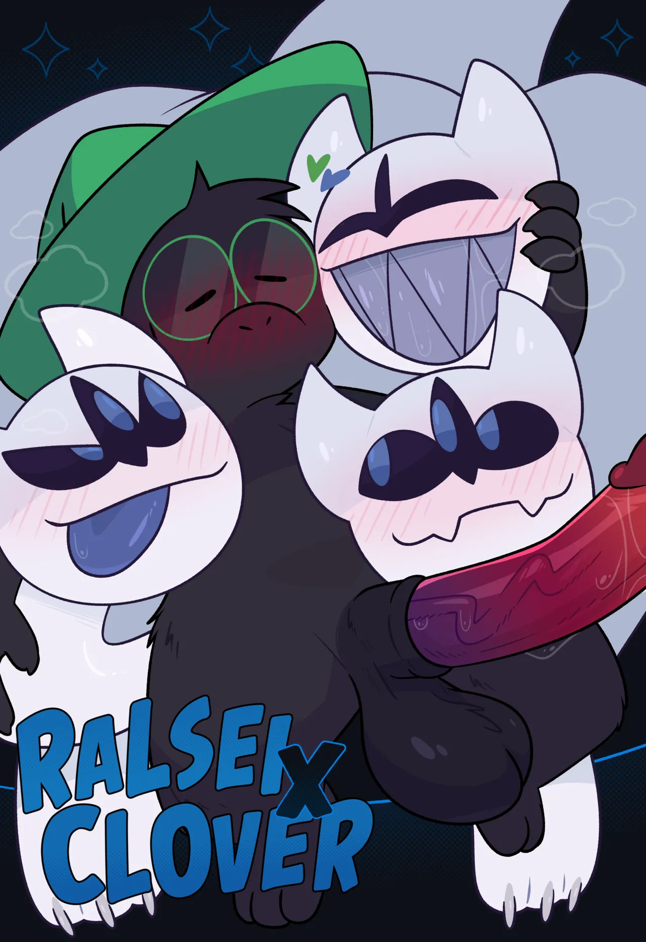 Ralsei x Clover page 1 full