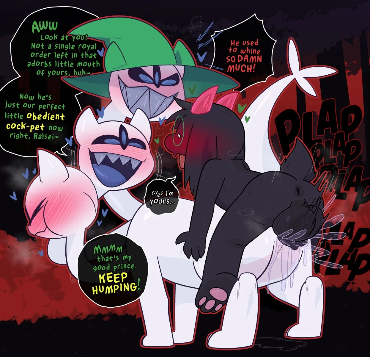 Ralsei x Clover page 8 full