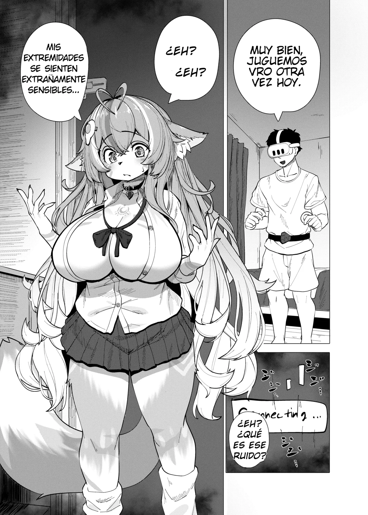 VRChat de Mesukemo ni Tensei?! Zecchou Motomete! Douka Omanko Ikasetekudasai! page 2 full