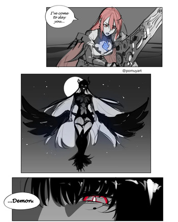 [Pomuya] Bloodraven (Nerissa Ravencroft x Elizabeth Rose Bloodflame) (Hololive) cover