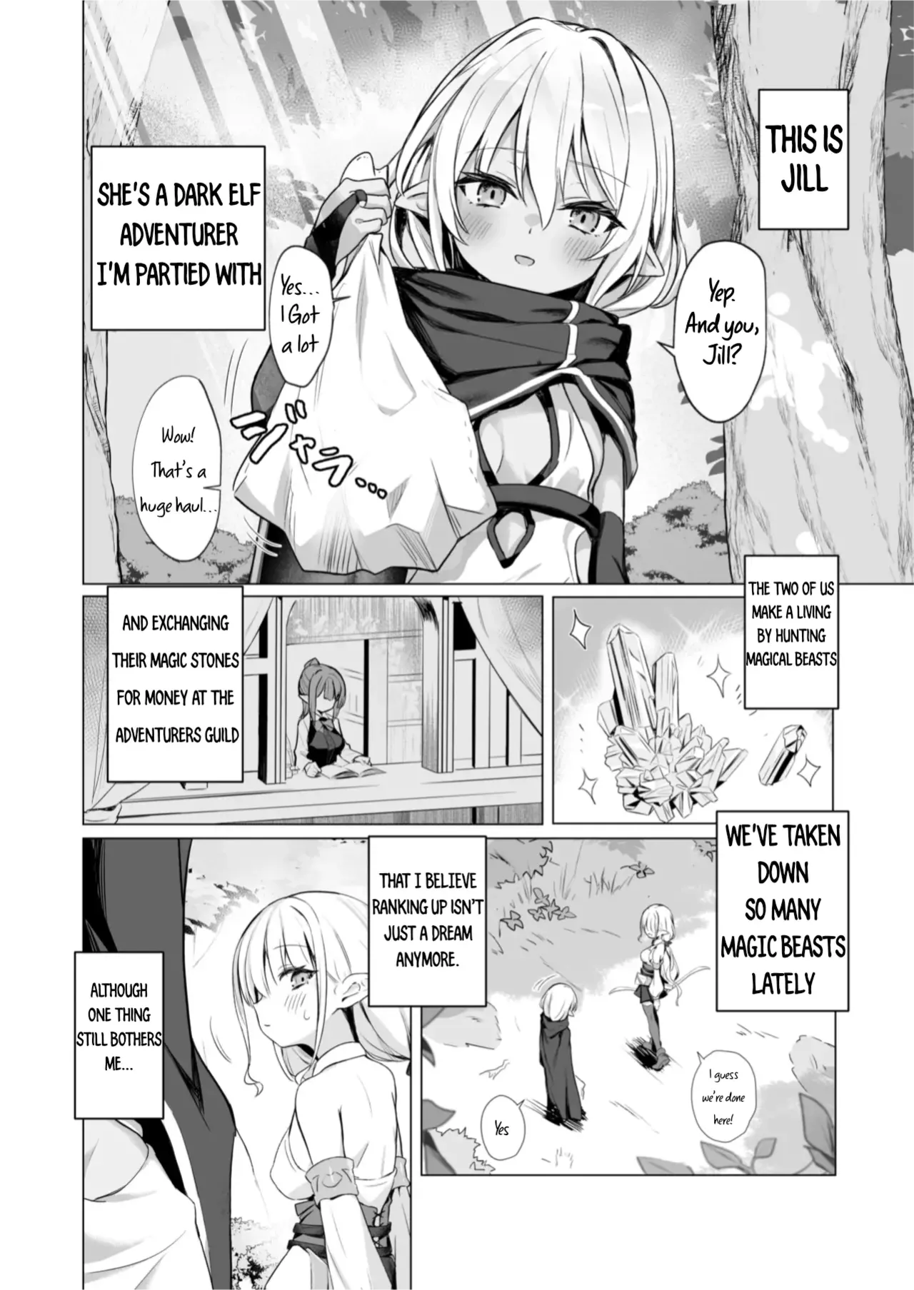 It's Okay to Have Lesbian Sex With My Comrade Because The Slime's Poison Made Us Horny page 4 full
