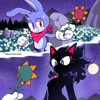 [Quaverdraws] Rush to the Dreamland (Prototype Sonic AU) cover