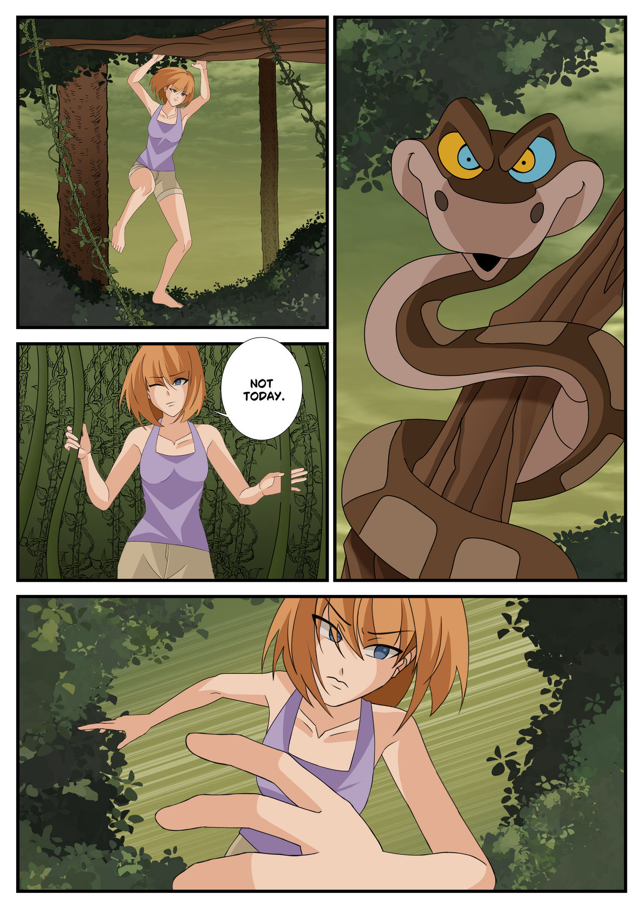Aunt Claire Meets Kaa page 5 full