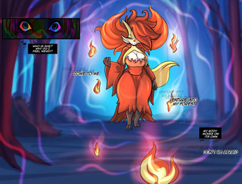 [LoboValkiria] Delphox~ Desires as deep as the forest (Pokemon) cover