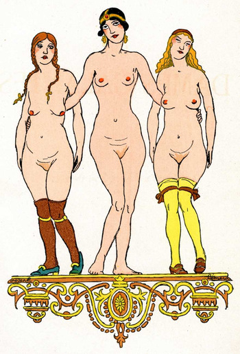 Joseph Hémard - Les dames galantes cover