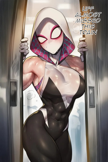 Webs Of Humiliation (Ai Generated)  [spidergwen. spiderman] cover