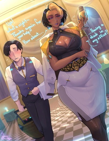 [MrHernanDrawings] Domina 💠🥂 (Overwatch) [HQ] cover