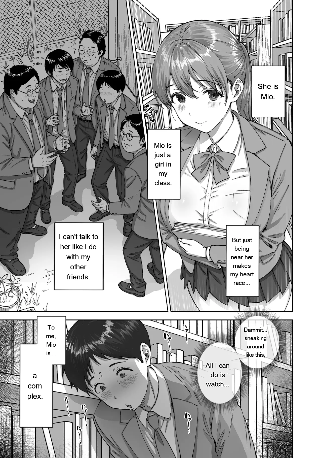 Nige Chin Complex ~Aza to Kyonyuu Joshi no Chouhatsu ni Bokki Kakushi Nigeta Zako ww~ page 6 full